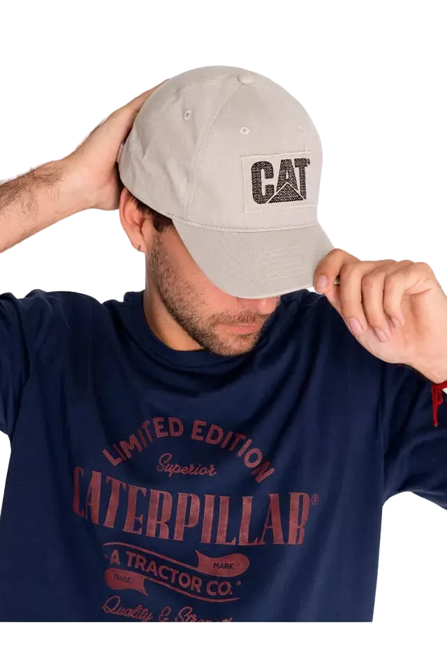 Jockey Caterpillar Logo Raw Edge Patch Beige