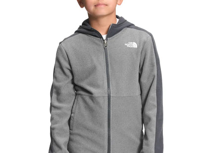 Polar The North Face Glacier Full Zip Hoodie Niño Gris Medio