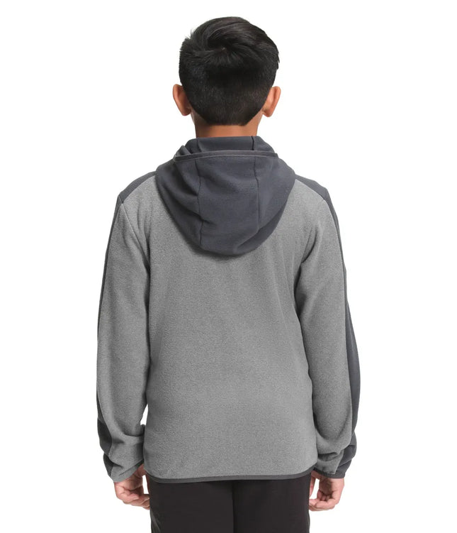 Polar The North Face Glacier Full Zip Hoodie Niño Gris Medio