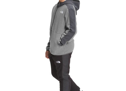 Polar The North Face Glacier Full Zip Hoodie Niño Gris Medio