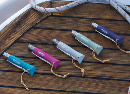 Cuchillo Opinel N°6 Trekking Gris Con Hoja Inoxidable
