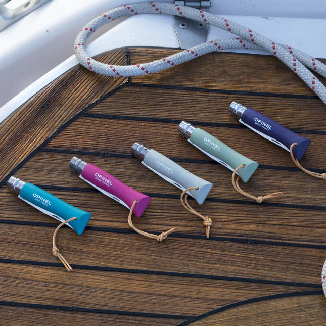 Cuchillo Opinel N°6 Trekking Gris Con Hoja Inoxidable