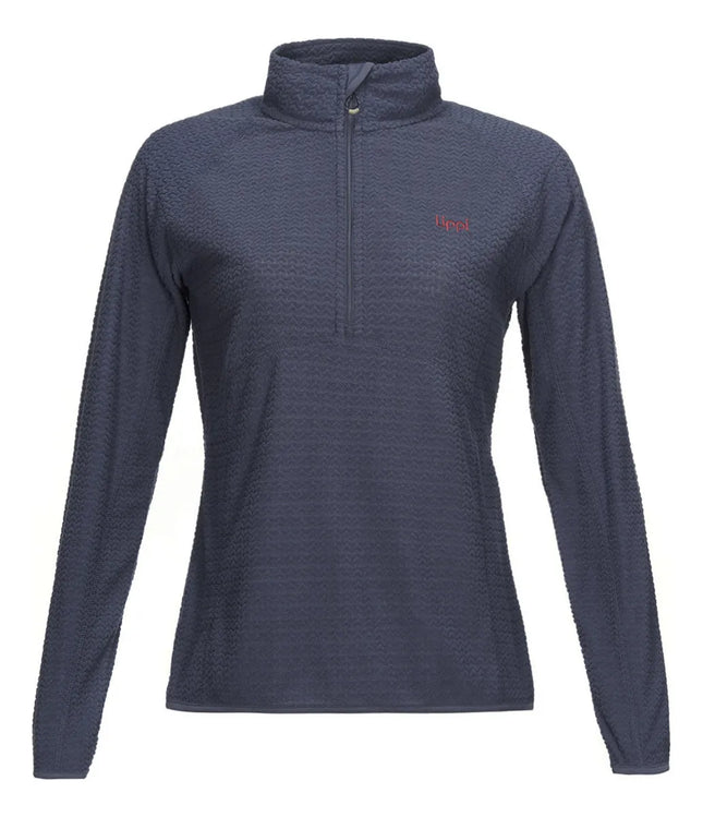Poleron Mujer Lippi Jacaranda Nano-F 1/4 Zip Azul Marino