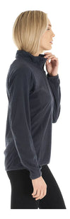 Poleron Mujer Lippi Jacaranda Nano-F 1/4 Zip Azul Marino