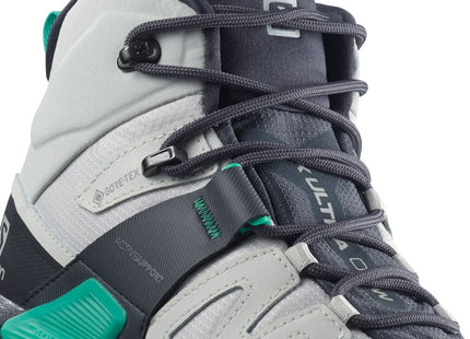 Botín Trekking Salomon X Ultra 4 Mid GTX Mujer Gris Impermeable