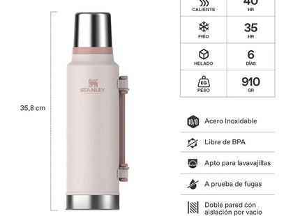 Termo Stanley Classic 1.4L Rosa Palo