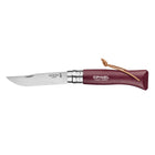 Cuchillo Opinel N°8 Trekking Burdeo Con Seguro Virobloc Y Correa De Cuero