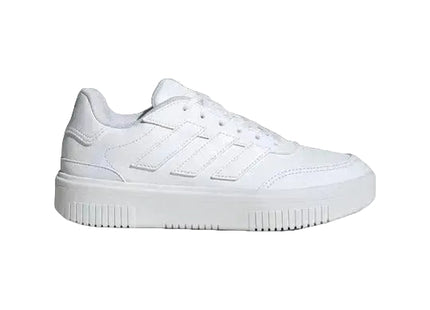 Zapatilla Adidas Blanca 3 Líneas Plataforma